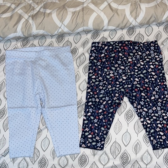 Carters BabyGirl NWT 4-Pack Long-Sleeve Floral & Polka Dot set.  Size 3 months. - Picture 2 of 6